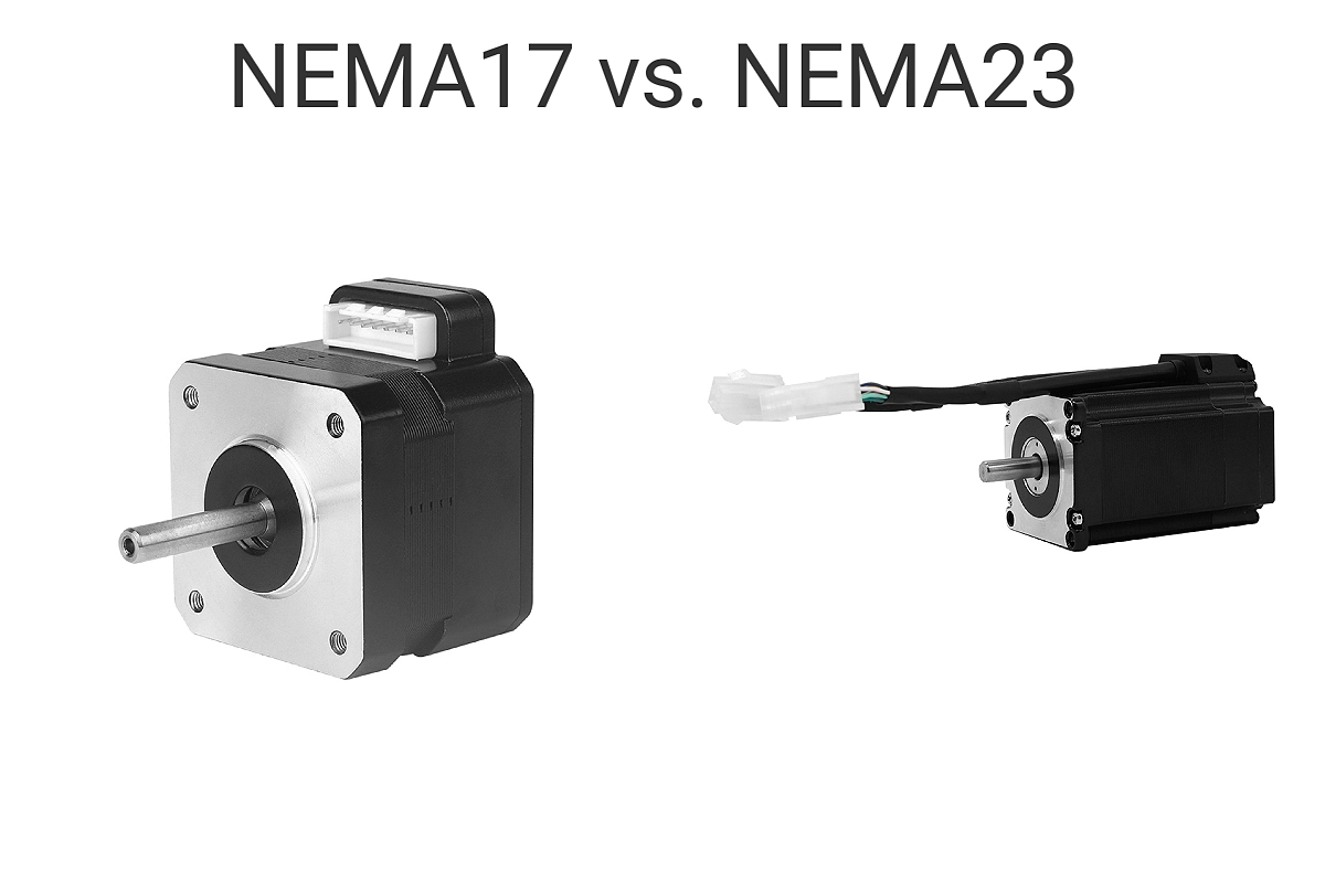 NEMA17 VS. NEMA23 closed loop stepper motor