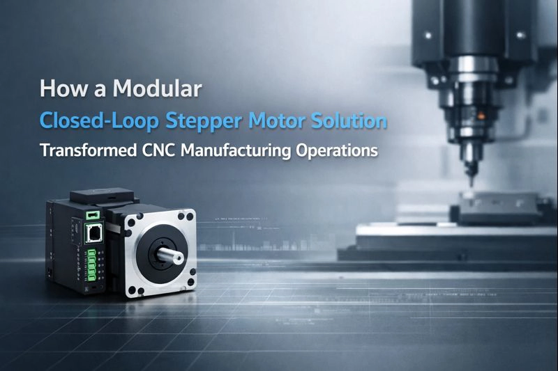 How a Modular Closed-Loop Stepper Motor Solution Transformed CNC Manufacturing Operations